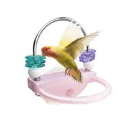 Antinoia Perch for Cage | Chewable Toys with Swivel Rings for Cages - Why for Exercise Climbing Exploration Training Rest Suitable for Calopsite and Macaw