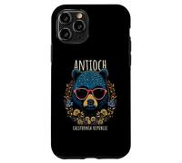 Antioch CA Fun Bear Wearing Glasses with Flowers Design Case for iPhone 11 Pro