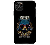 Antioch CA Fun Bear Wearing Glasses with Flowers Design Case for iPhone 11 Pro Max