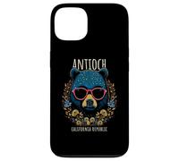 Antioch CA Fun Bear Wearing Glasses with Flowers Design Case for iPhone 13