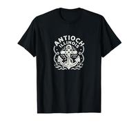 Antioch Illinois Cute Anchor Nautical Boating Value Graphic T-Shirt