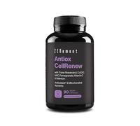 Antiox CellRenew with Trans-Resveratrol, CoQ10, NAC, Pomegranate, Vitamin C & Selenium - Antioxidant & Cellular Energy Support, 90 Vegan Capsules - Zenement