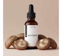 Antioxi Shiitake Mushroom Tincture, Vegan Liquid Mushroom Extract Drops, True Liquid Extraction, Fruiting Body Focused, Alcohol Free Daily Mushroom Supplement, Third Party Tested, 60ml 60 ml