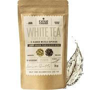 Antioxidant Tea CAMINO DE CABRAS® | Green & White Tea Superior Blend - Pai Mu Tan & Dragon Pearl Jasmine | Hand-Harvested Loose Leaf | Antioxidant, Detox, Digestion | Herbal Tea Selection | 100g