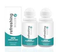 Antiperspirant Deodorant Roller, Anti-Sweat Roll On Deodorant for Men, Sweat Protection, Odour-Fighting Formula, Slows Down Odour Release, Gentle on Skin, No Stains on Black and White Clothes (2)