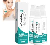 Antiperspirant Deodorant Spray, Refreshing Spray, Strong antiperspirant Hyperhidrosis Treatment, Against Heavy Sweating on the face, Head, Underarm and Body, face antiperspirant for all skin types (3)
