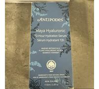 ANTIPODES Maya Hyaluronic 72-Hour Hydration Serum 30ml New BBE: 10/26