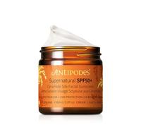 Antipodes Supernatural SPF50+ Ceramide Silk Facial Sunscreen - Mineral Face Sunscreen with Non-Nano Zinc & Ceramides - UVA & UVB Protection with a Nourishing Silky Finish - All Skin Types - 60ml