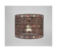 (ANTIQE BRONZE GEM) Chandelier Style Modern Ceiling Light Shade Droplet Pendant Acrylic Crystal Bead