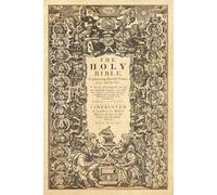 Antique 1611 KJV Cover Page - Notebook Journal