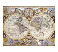 Antique 1646 World Map - John Speed - Art Card & Poster Options (42 x 29.7 cm Art Card)
