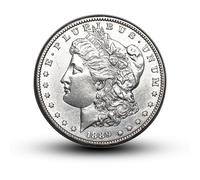 Antique 1889 S Morgan Silver Dollar Coins, Vintage Silver Coin, Collectible Old Coins for Collectors, Morgan Dollar Complete Set, Ancient Coin Collection