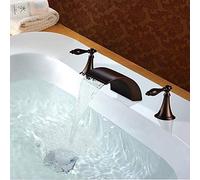 Antique Basin Taps Hot & Cold Water Faucets Vintage Style Sink Fixtures for Bathroom Kitchen Elegant Design Durable Brass Construction Easy Installation