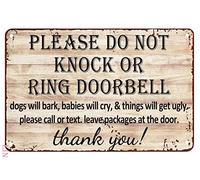 Antique Bathroom Sign Interesting Decorative Sign Gift Farmhouse Please Don't Knock Or Knock On The Door Hanging Sign Country Wall Art Home Decoration Metal Signs Decor Wall Art Tin Sign 8x6 inch