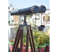 Antique Binoculars for Adults Telescope with Tripod Marine Navy Nautical Brass Binocular Gifts Decor Bird Watching binoculares Essentials Deals Cruise Ship Travel Outdoor Hiking Hunting Optical.