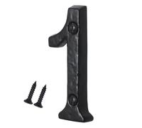 Antique Black Cast Iron Door Number 1, 75mm with Screws