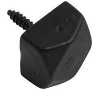 Antique Black Cast Iron Door Studs - Screw-In Vintage Decorative Iron Studs For Rustic And Traditional Doors