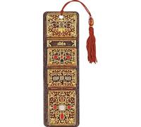 Antique Book Spine Beaded Bookmark