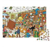 Antique Bookshop Reading Nook Wooden Jigsaw Puzzle Waterproof 1000 Piece Puzzles for Adults Fun Home Decoration