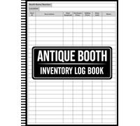 Antique Booth Inventory Log Book: Vintage Booth Organizer for Flea Market, Craft Fair & Reseller Inventory Management, Record Book Ideal for Tracking Inventory, Profit Margin for Each Product