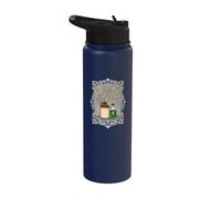 Antique Bottle Hunter Digging The Privy Excavator Stainless Steel Insulated Water Bottle
