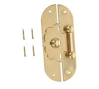 Antique Box Latch Copper Hasp for Wooden Cabinet, Golden Retro | Easy to Install, Simple Practical Design, Beautiful Finish for Repairing Antique Box Projects