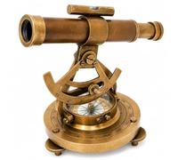 Antique Brass Alidade Compass 4" Nautical Decorative Alidade Compass Rustic Vintage Home Decor Gifts (Antique Brass (4 INCH))