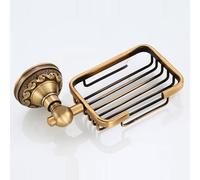 Antique Brass Aluminium Bathroom Accessories Set Robe Hook Paper Holder Towel Bar Soap Basket Bathroom Fitting Toilet Paper Holder, Towel Ring 2