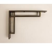 Antique Brass Art Deco Solid Brass Brackets | Shelving Heavy Solid Cast Brass | Sold Individually