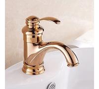 Antique Brass Basin Faucet Rose Gold Mixer Tap for Sink Elegant Water Crane Premium Quality Bathroom Fixture Vintage Design for Stylish Home Decor