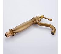 Antique Brass Bathroom, 360° Swivel Bathroom Sink, Cold Hot Mixer Vanity Tap, Single Handle Bathroom Sink High, A,s for Bathroom Sinks