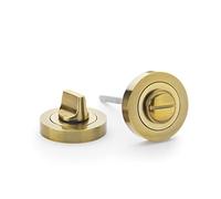 Antique Brass Bathroom Door Internal Thumb Turn & Release Privacy Door Lock Set