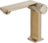 Antique Brass Bathroom Faucet Single Handle Basin Mixer Tap Copper Sink Water Crane for Modern & Vintage Bathrooms Durable & Stylish Gold Basin Faucets