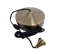 Antique Brass Bathroom Pull Cord Light Switch with Black Cord and Antique Toggle PULL69AB