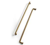 Antique Brass Cabinet Bar Pulls - 12.6"(320mm) Hole Center Classic Vintage Drawer Handles ,Kitchen Cupboard Bathroom Dresser Cabinet Hardware Handles (2, Antique Brass, 12.6"(320mm) Hole Centers)