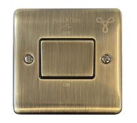 Antique Brass Fan Isolator - BAB38