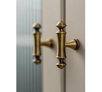 Antique Brass Furniture Handles Furniture Kitchen Cabinet T Bar Pulls Hardware Wardrobe Bronze Handle Drawer Gold Knob(A1-59mm)