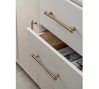 Antique Brass Furniture Handles Furniture Kitchen Cabinet T Bar Pulls Hardware Wardrobe Bronze Handle Drawer Gold Knob(A4-192mm)