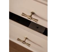 Antique Brass Furniture Pull Vintage Brass Drawer Knob Bronze Kitchen Cabinet Handles Copper Brass Cabinet T bar Pulls(T bar-72mm)