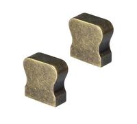 Antique Brass HR Handrail End Caps Pair for HR Profile Handrails Traditional Staircase Accessories Classic Finish - Jackson Woodturners