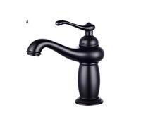 Antique Brass Mixer TapEuropean Style Bathroom Faucet Copper Black Brushed Sink Mixer Hot & Cold Water Above Counter Basin Tap for Kitchen & Bathroom