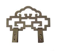 Antique Brass Picture Frame Hooks 4Pcs Set Sturdy Decorative Hangers for Paintings Mirrors Artwork Display Hardware 8x4.5cm Bronze
