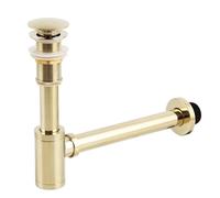 Antique Brass PopUp Sink Drain Assembly with Bottle Trap Siphon Kit Multicolor Bathroom Waste Valve for Easy Inllat and Optimal Functali