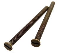 Antique Brass Screws Flat Head - M3.5 x 50mm Long - For Electrical Switch and Socket (2)