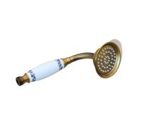 Antique Brass Telephone Style Bathroom Shower Head Water Saving Hand Held Spray &1.5m Hose(Shower Head)