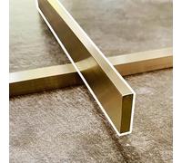 Antique Brass Transition Strip for Flooring - Gap Threshold Edge Trim, Seam Cover for Wall Decoration