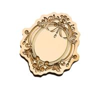 Antique Brass Wax Seal Stamp Head Engraved Embossing Tool Flower Frame for Letters Gift Wrapping Antique Embossed Wax Stamp