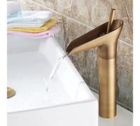 Antique Bronze Bathroom Sink Faucet 2021 ge Brass Basin Tap Hot & Cold Water Mixer Retro Style Construction Ideal for Classic Décor
