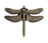 Antique Bronze Dragonfly Drawer Knob Zinc Alloy Door Handle for Wardrobe Closet Cupboard Pulls Kids Room Furniture Hardware 38mm(Ancient Bronze)