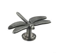 Antique Bronze Dragonfly Drawer Knob Zinc Alloy Door Handle for Wardrobe Closet Cupboard Pulls Kids Room Furniture Hardware 38mm(Ancient Tin)